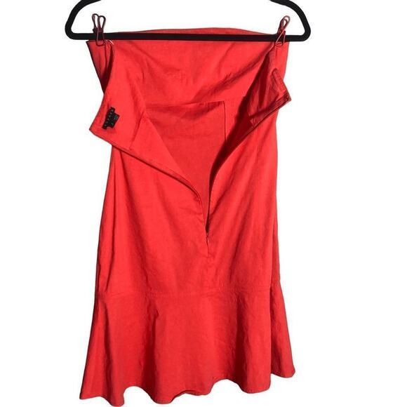 Theory Red Mini Dress - Picture 3 of 16